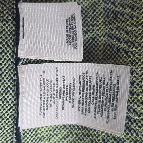 NWT Rachel Roy Black and Yellow Patterned Sleeveless Top XL - Picture 8 of 8